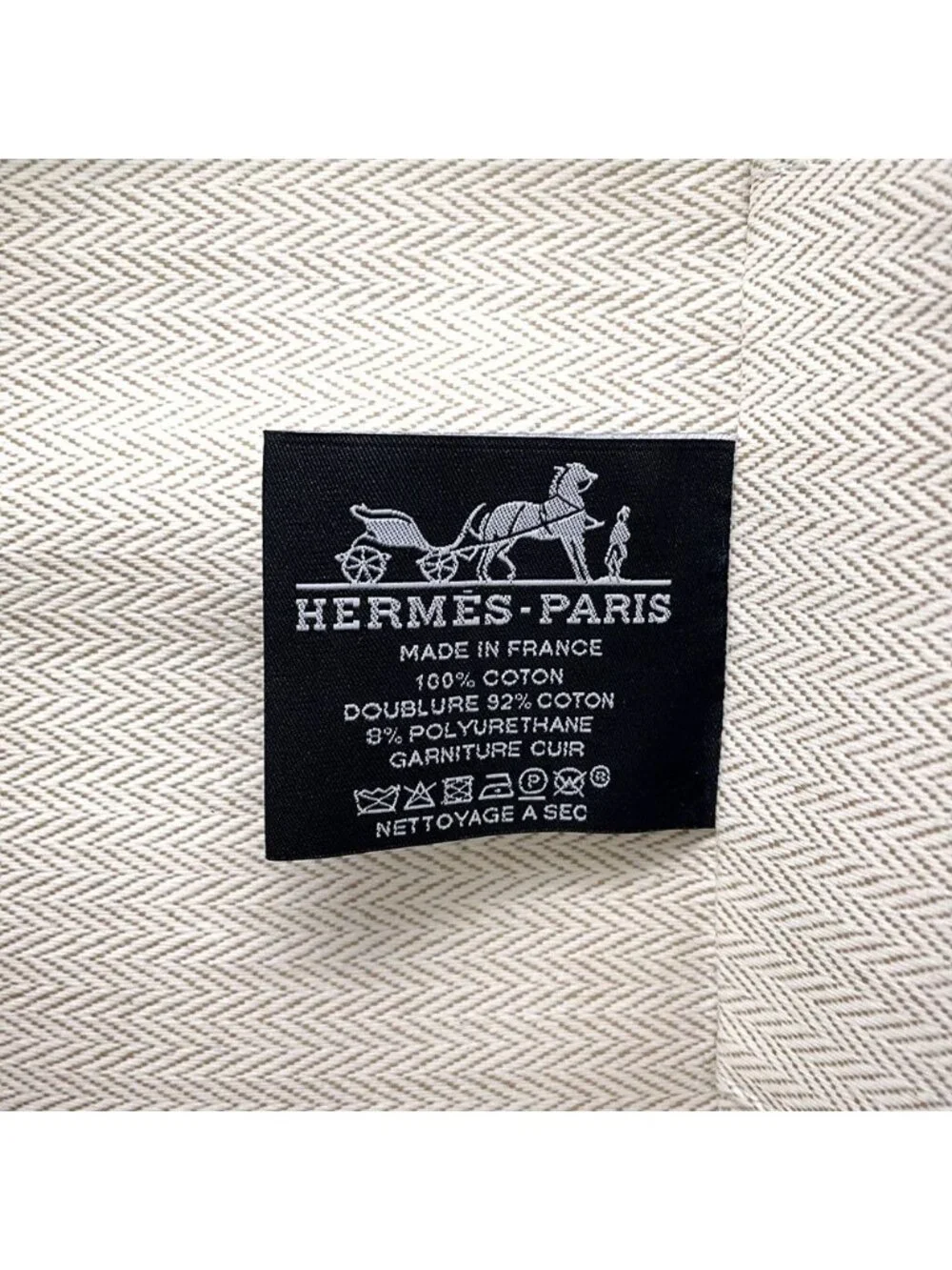 Hermes Pouch Escale Marine Silver Toile H Makeup